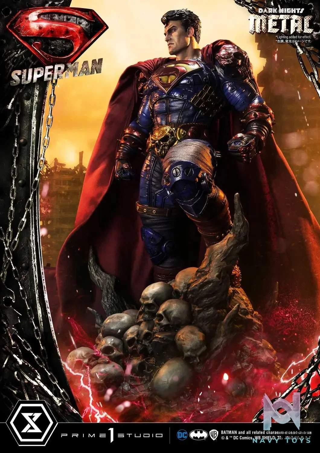 Prime 1 Studio – Museum Masterline Dark Nights: Metal (Comics) Superman MMDCMT-08 MMDCMT-08DX MMDCMT-08DXS MMDCMT-08BL(Licensed)