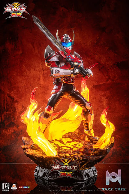 DHZT Studio – 1/6 Scale Armor Hero Atlas Audio-Luminescent Statue (Licensed)