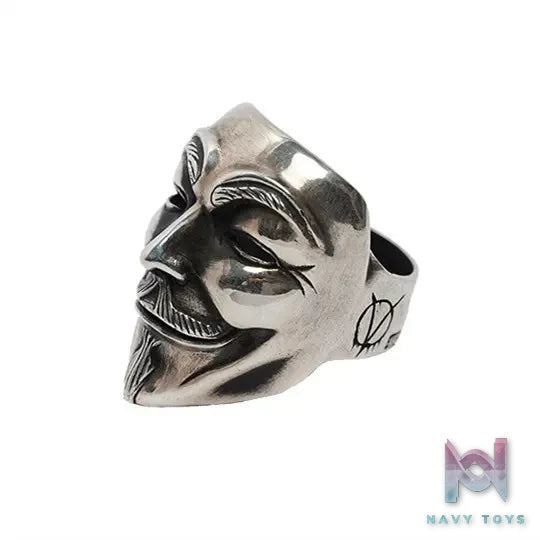 Raven Studio (silver jewelry) – Exclusive Original “V for Vendetta” Masked Stranger Ring Original