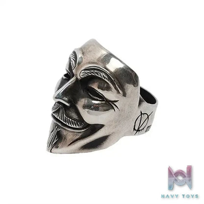 Raven Studio (silver jewelry) – Exclusive Original “V for Vendetta” Masked Stranger Ring Original