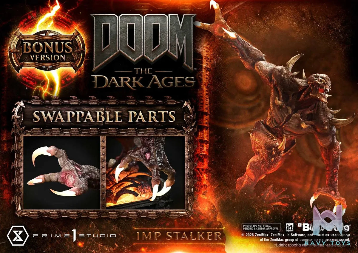 Prime 1 Studio – Ultimate Premium Masterline DOOM: The Dark Ages Imp Stalker UPMDOOM-02 UPMDOOM-02S (Licensed)