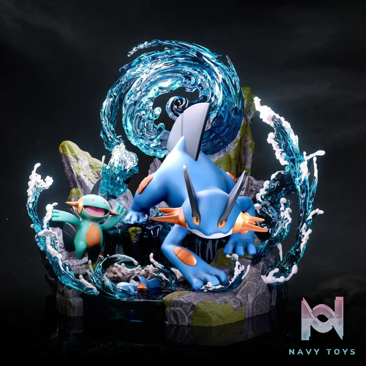 Miko Studio – Pokémon Swampert Evolution Group