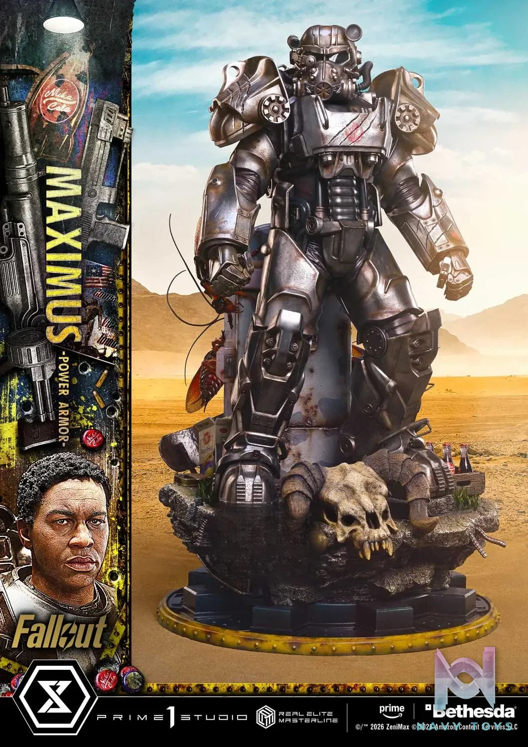 Prime 1 Studio – Real Elite Masterline Fallout Maximus Power Armor REMFO-03 REMFO-03DX REMFO-03DXS (Licensed)