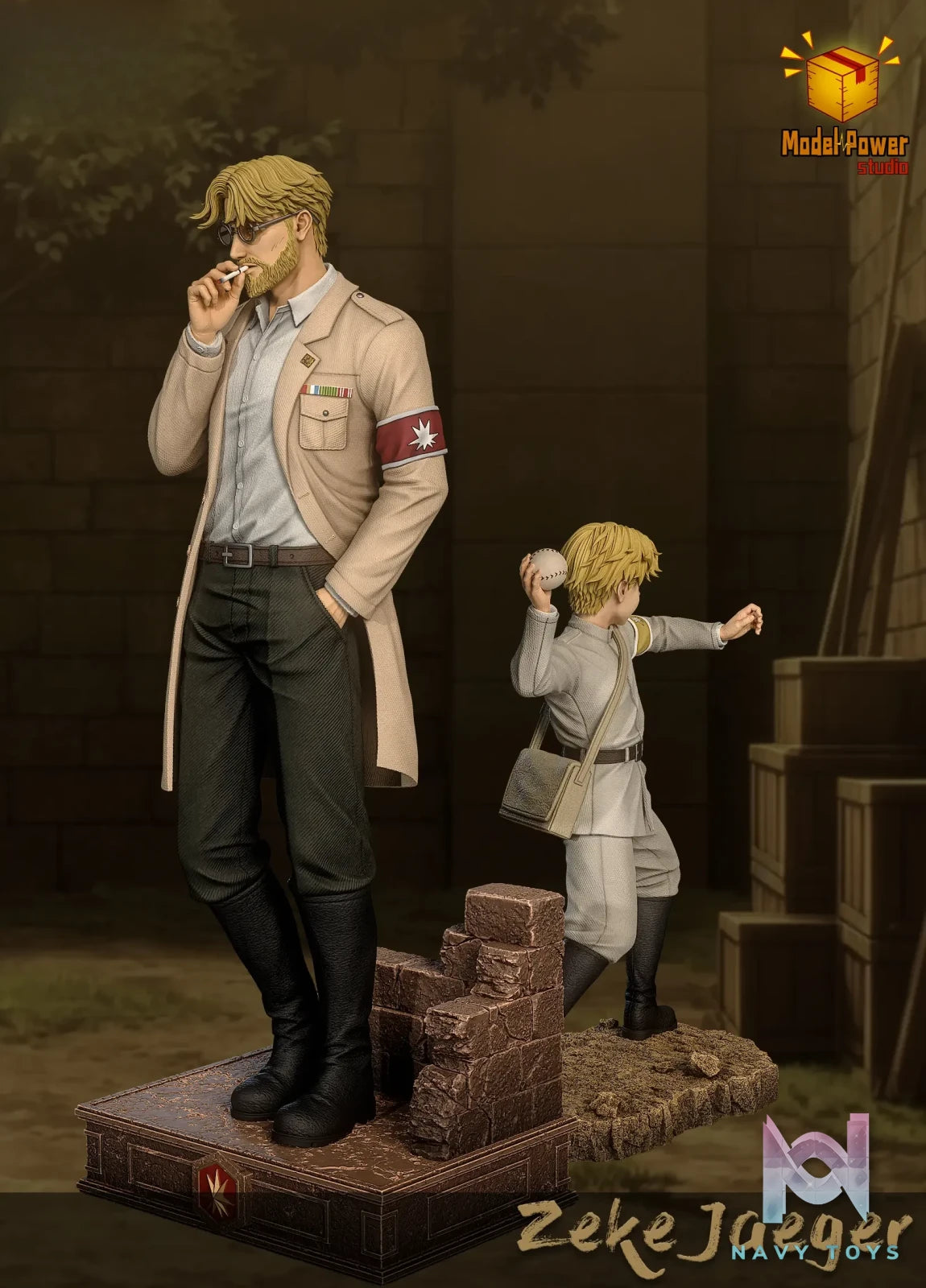 Model Power Studio – Zeke Jaeger Honor Marley Person Attack on Titan