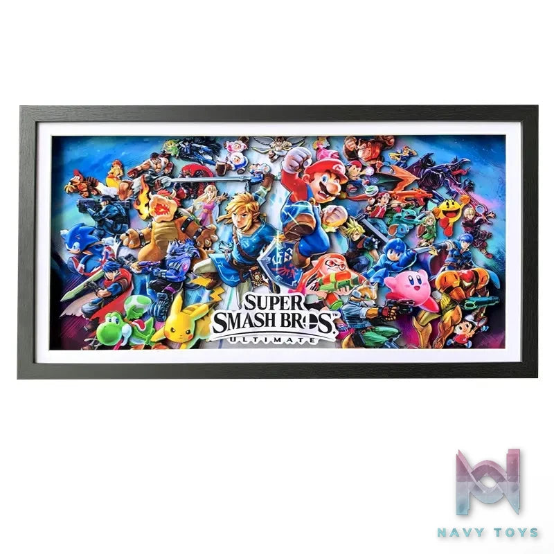 KALA HOME Studio – Super Smash Bros 3D Decorative Painting Super Mario