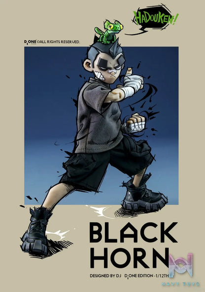 D ONE Studio – Black Horn Doll 1/12 The Year of The Loong (Licensed)