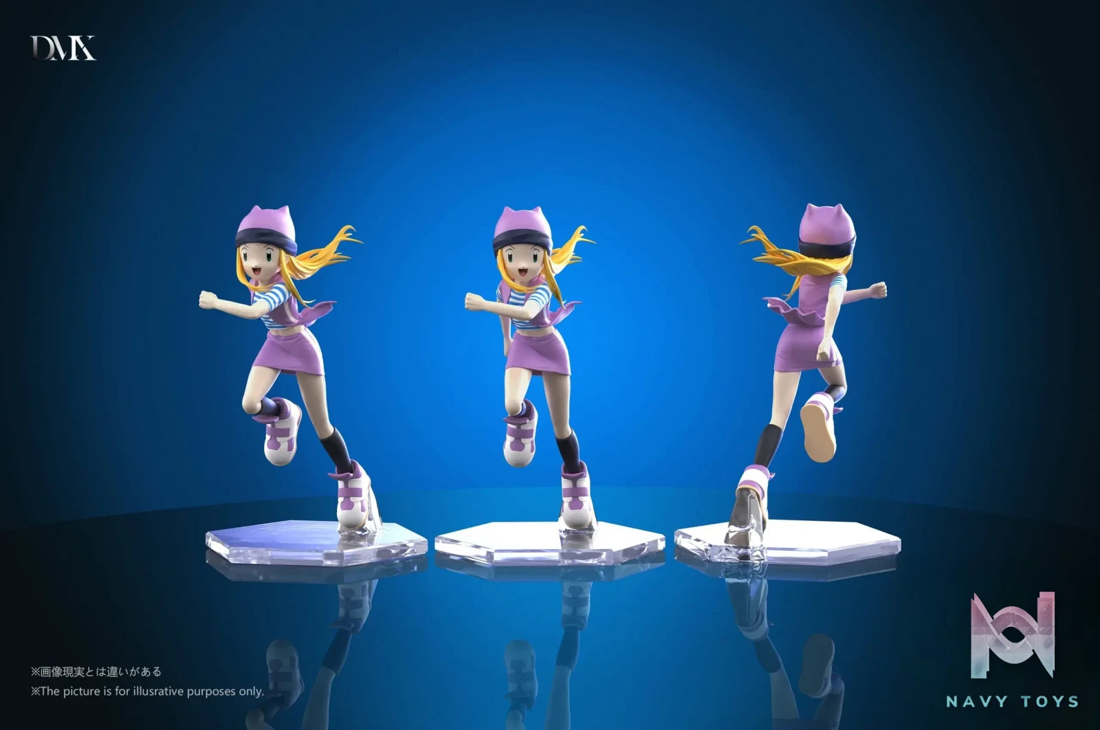 DMX Studio – Digimon Frontier Protagonists Running Set