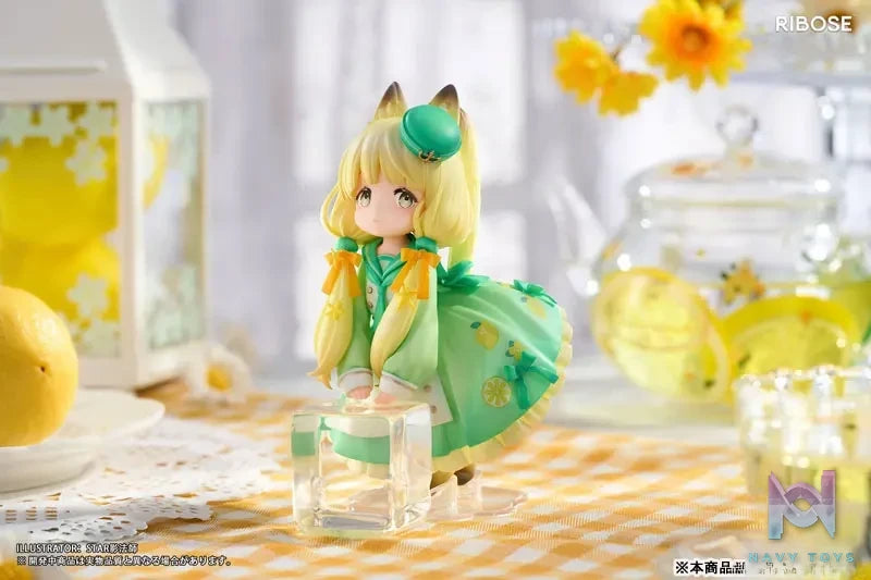 RIBOSE – Original Chibi Figure DLC Series “Tea Time Cats”: “Lemon Cat” (Licensed)