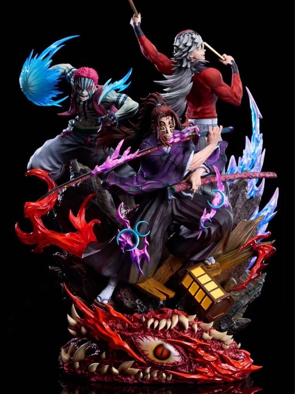 Infinity Castle Kokushibo x Akaza x Douma - Kimetsu No Yaiba - Food Chain Studio resin statue food chain Studio anime figure