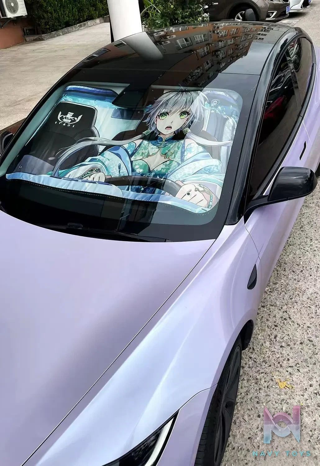 Plover Studio – Vsinger Car front sunshade Luo Tianyi
