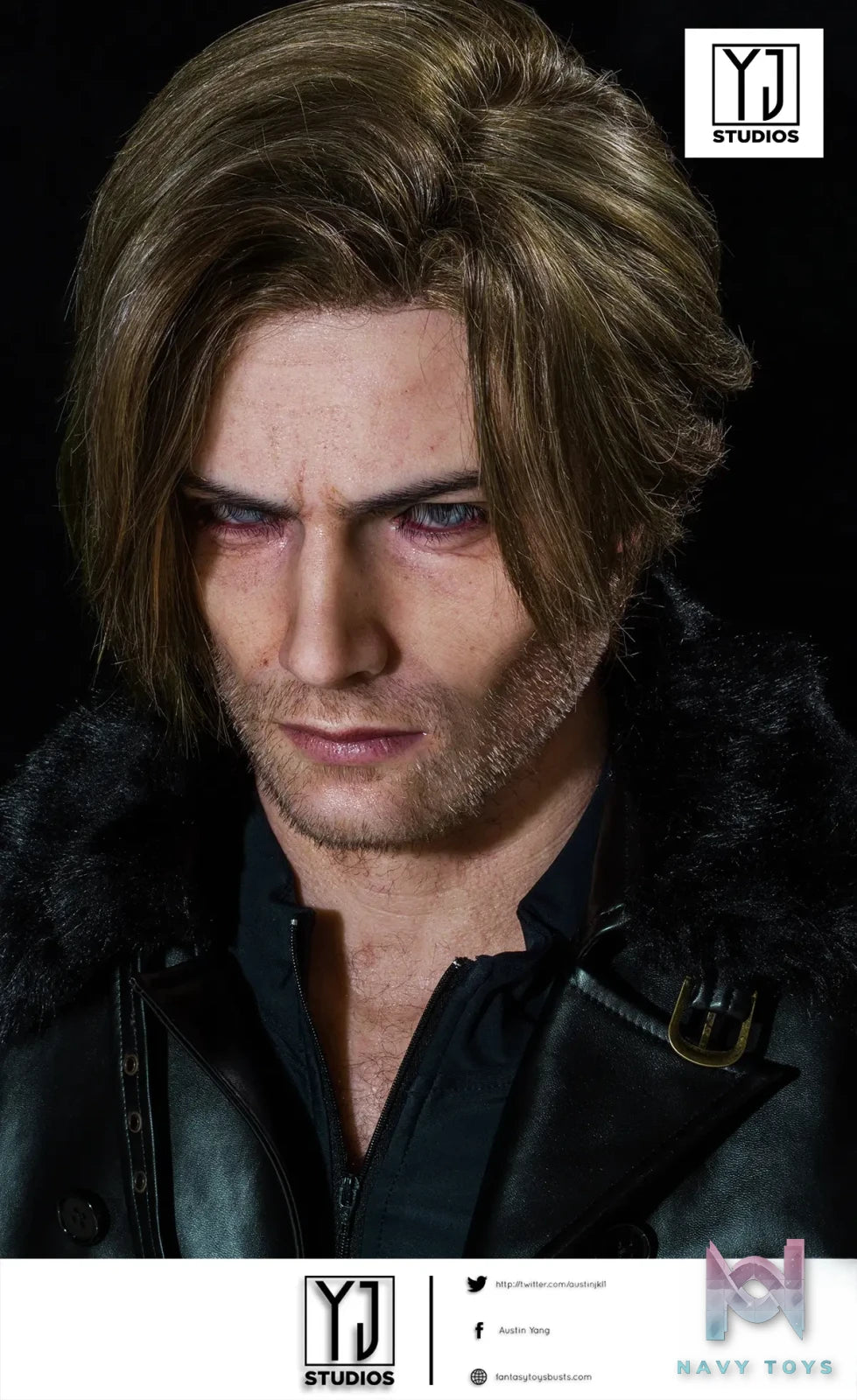 YJ Studio – Leon Scott Kennedy 1/1 Bust Resident Evil 9