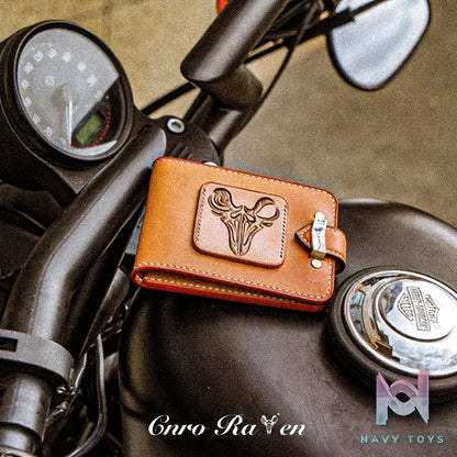 Raven Studio (silver jewelry) – Leather Carving Card Case Original
