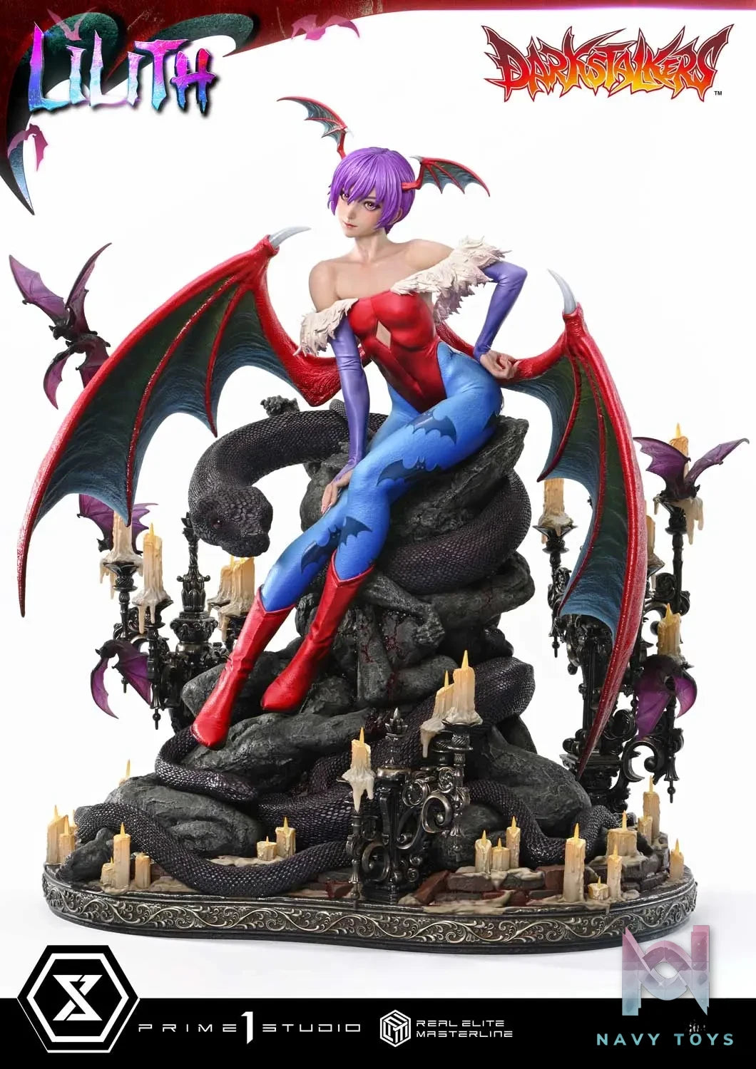 Prime 1 Studio – Real Elite Masterline Darkstalkers Lilith REMDKS-02 REMDKS-02S (Licensed)