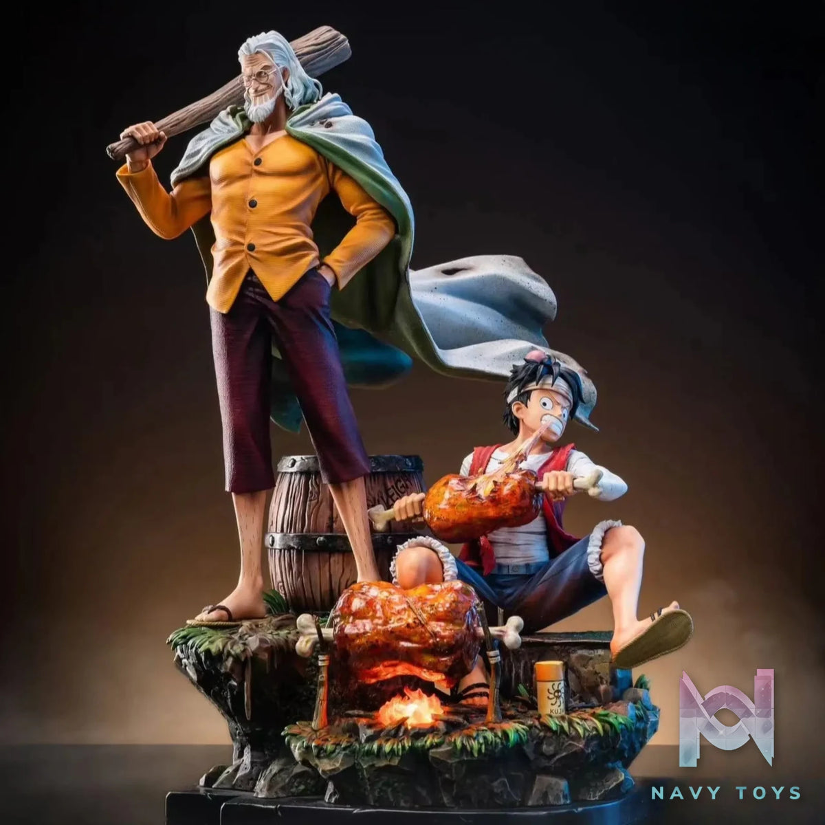 JIMEI PALACE Studio – One Piece Monkey D. Luffy & Silvers Rayleigh (Licensed)