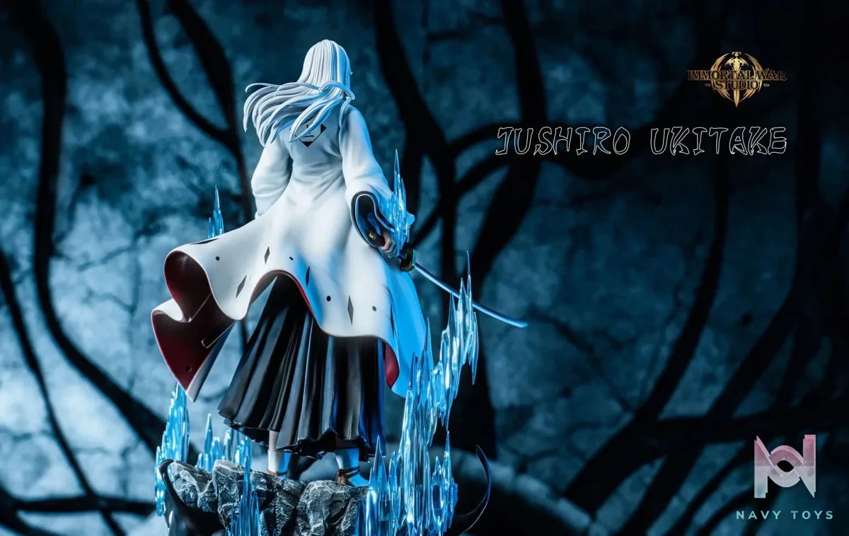 I.W Studio - Bleach: Thousand - Year Blood War Gotei 13 Series 11 Jūshirō Ukitake resin statue Navy Toys anime figure