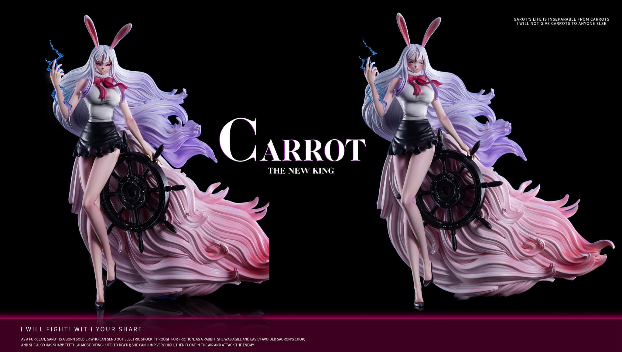 Carrot Black Studio resin statue black studio anime figure