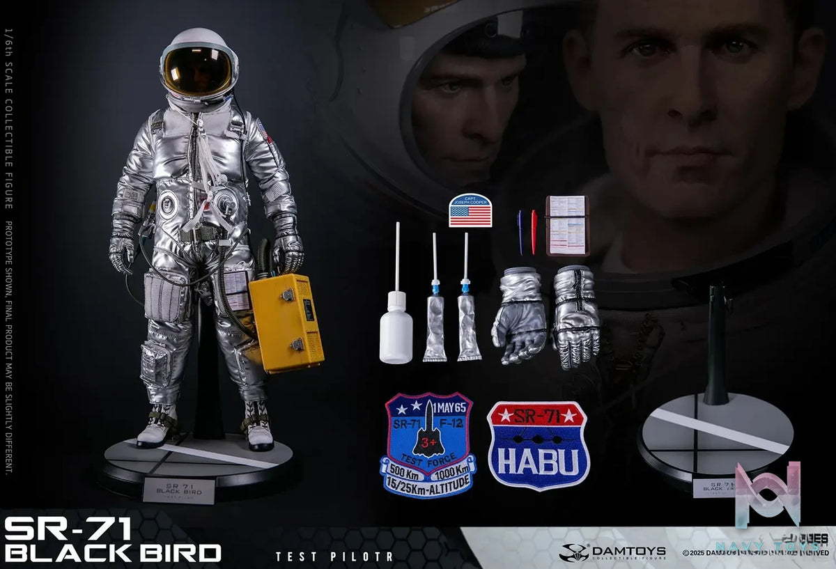 DAMTOYS – 1/6 Scale SR-71 Blackbird Test Pilot NO.78109 (Licensed)