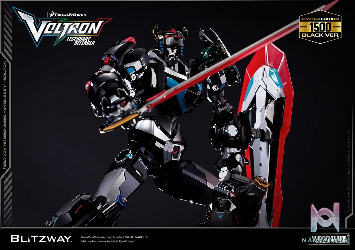 BLITZWAY – CARBOTIX Voltron (Black Ver.) Legendary Defender (Licensed)