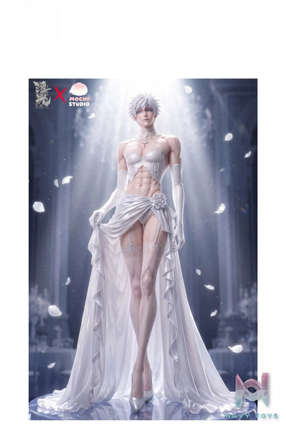 MOCHI Studio X Floating Light Studio – Handsome Men Wedding Gown Cos Series 001 Satoru Gojo Jujutsu Kaisen