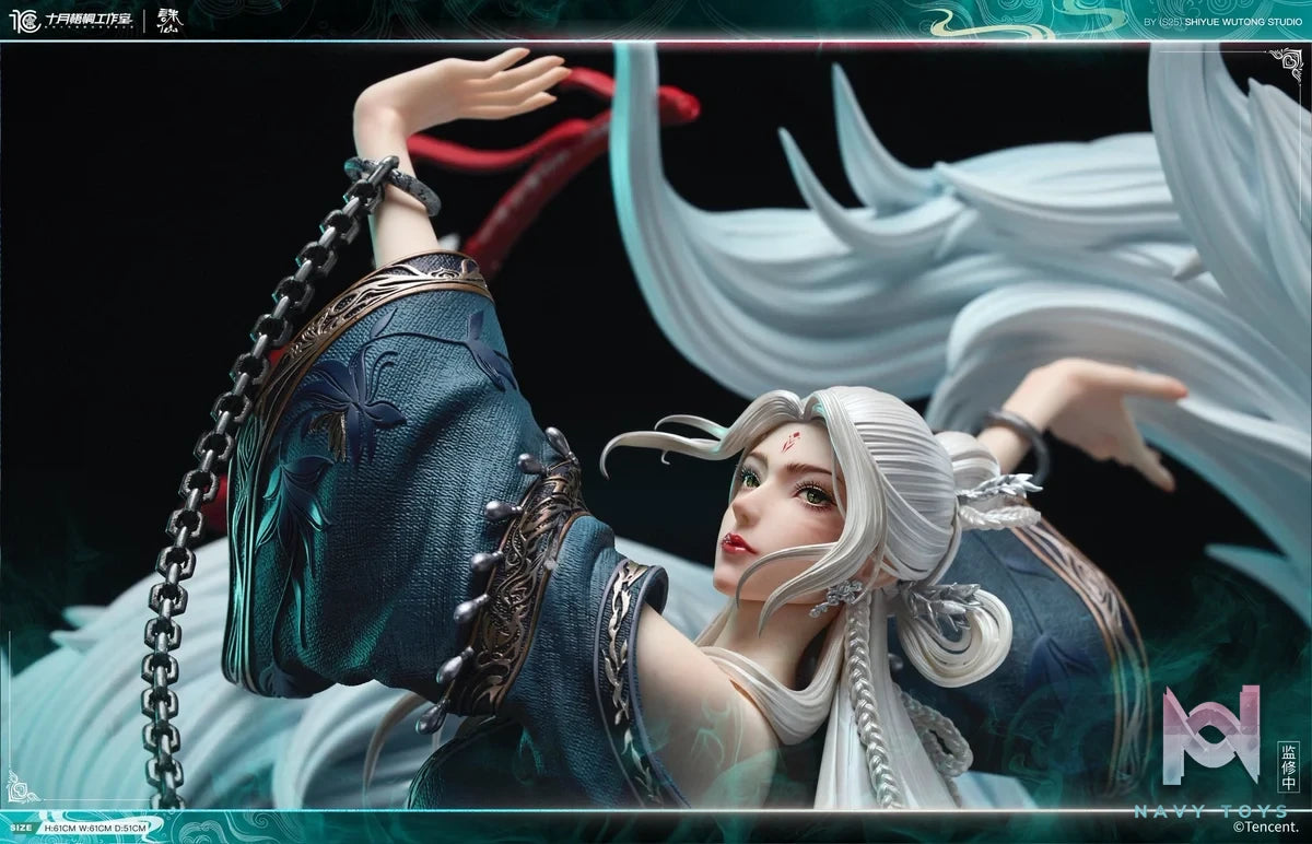 Zhu Xian resin statue Shi Yue Wu Tong Studio anime figure