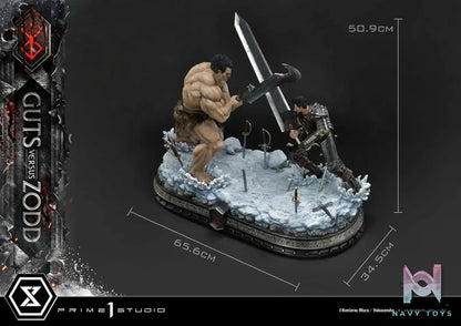 Guts versus Zodd UDMBR-01 UDMBR-01DX (Licensed) - Ultimate Diorama Masterline Berserk - Prime 1 Studio resin statue Navy Toys anime figure