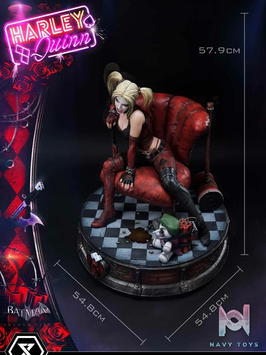 Harley Quinn - Batman: Arkham City - Prime 1 Studio (MMDC - 47DXS) resin statue Prime 1 Studio anime figure