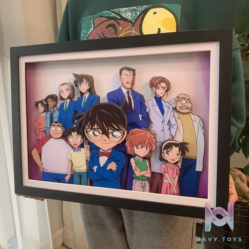 KALA HOME Studio – Detective Conan Multiple Characters #01 3D Decorative Painting Detective Conan