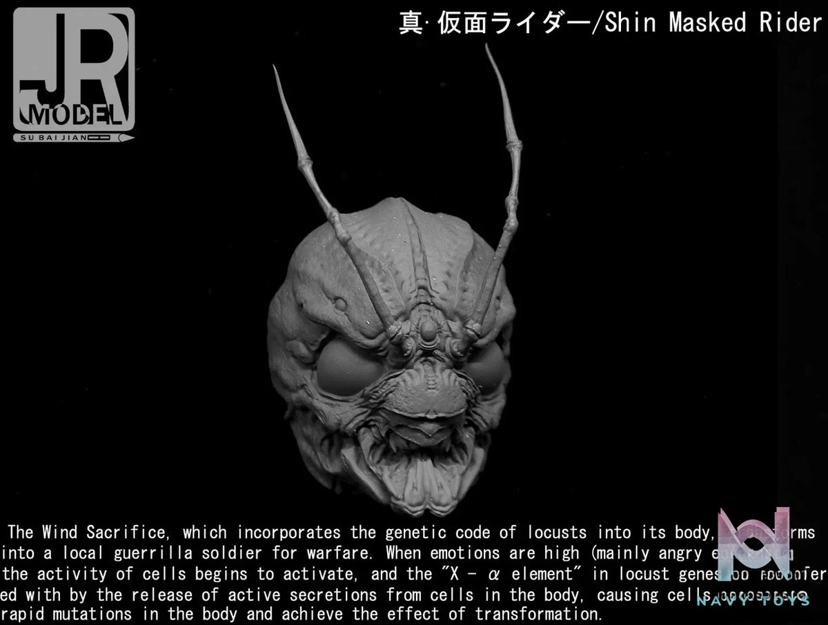 JRMODEL Studio – Kamen Rider Real Head Sculpture Fridge Magnet Series