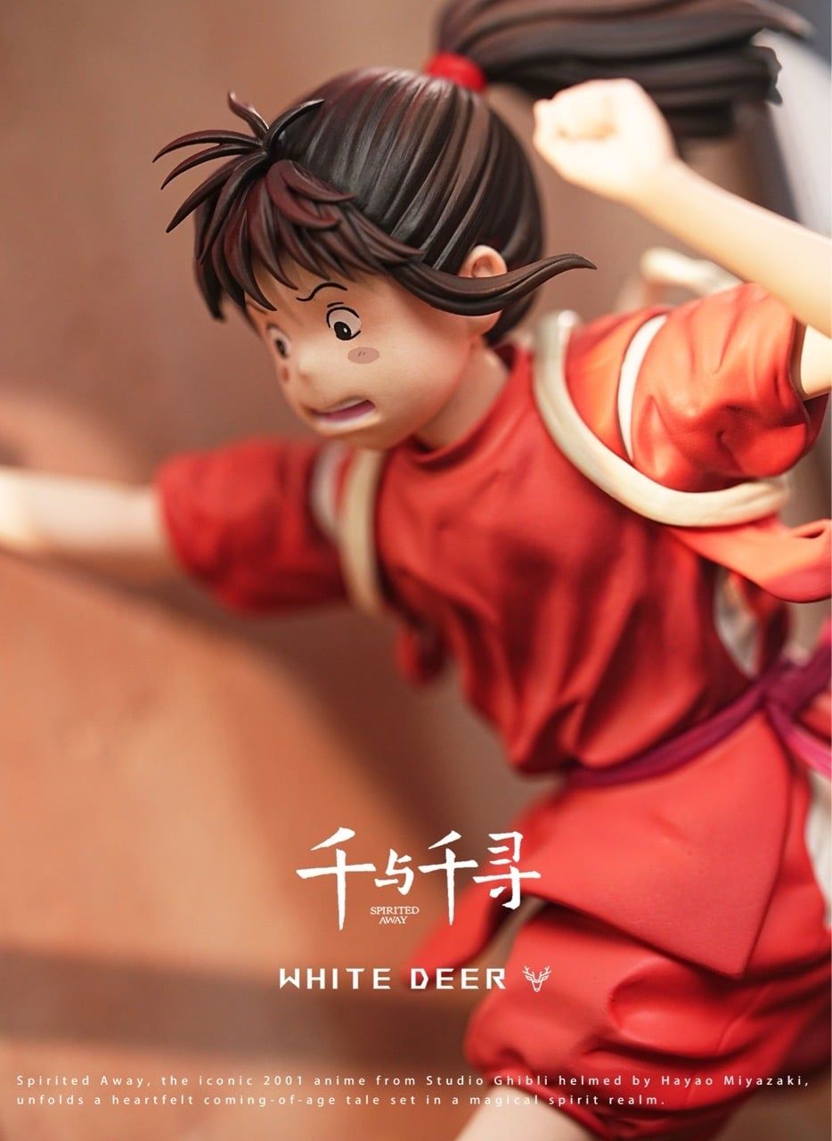 Chihiro - Spirited Away - White Deer Studio resin statue white Hole Studio anime figure