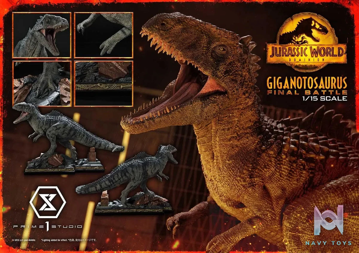 Prime 1 Studio – Legacy Museum Collection Jurassic World: Dominion(Film) Giganotosaurus 1/15 scale LMCJW3-04 LMCJW3-04S (Licensed)