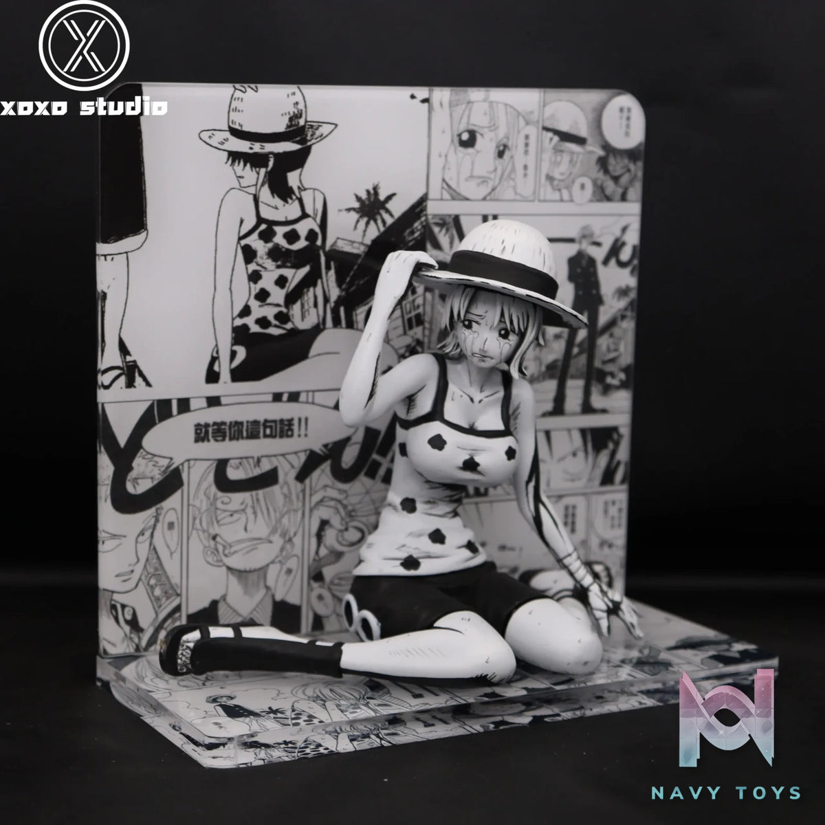 XOXO Studio – One Piece Black And White Comic Erotic Scene Nami