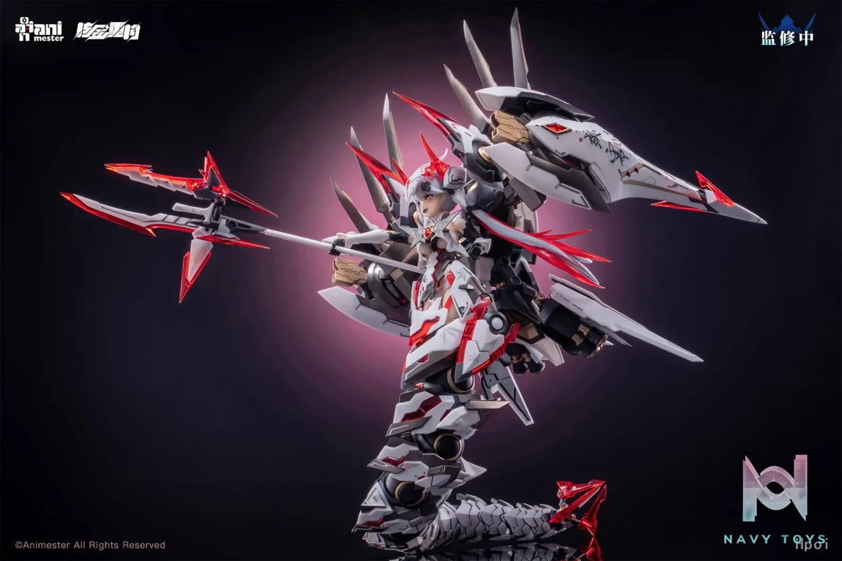 AniMester X Nuclear Gold Reconstruction – Polaris Star White 1/12 Plastic Model Kit (Licensed)