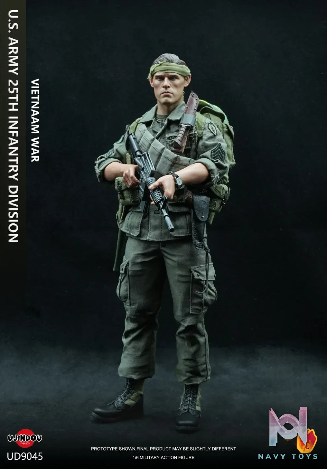 UJINDOU – U.S. ARMY 25TH INFANTRY DIVISION 1/6 VIETNAM WAR NO.UD9045 (Licensed)