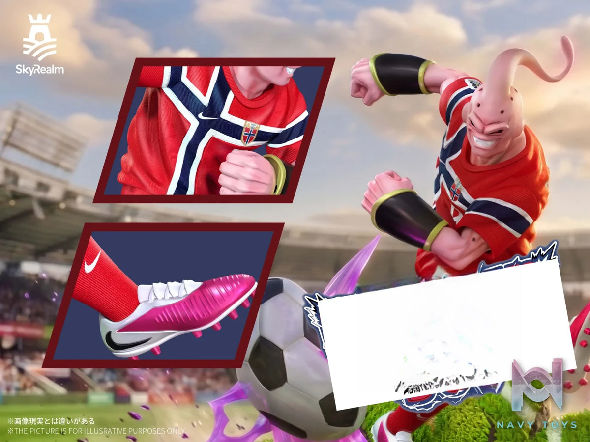 SkyRealm Studio – Majin Buu COS FIFA World Cup Erling Haaland Dragon Ball