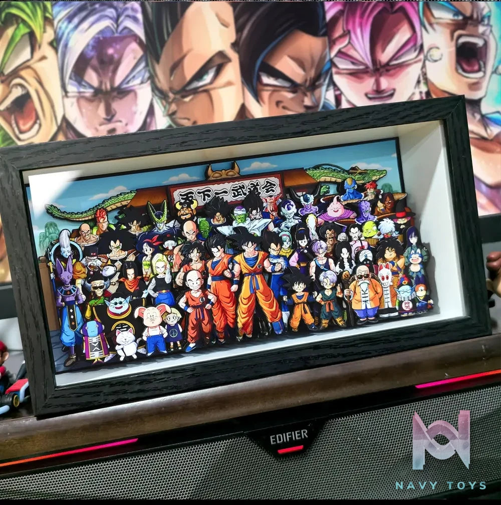 KALA HOME Studio – Dragon Ball Multiple Characters #11 3D Decorative Painting Dragon Ball