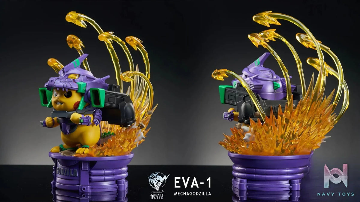 Hard Shell Studio – Pokemon Mecha Godzilla Pikachu