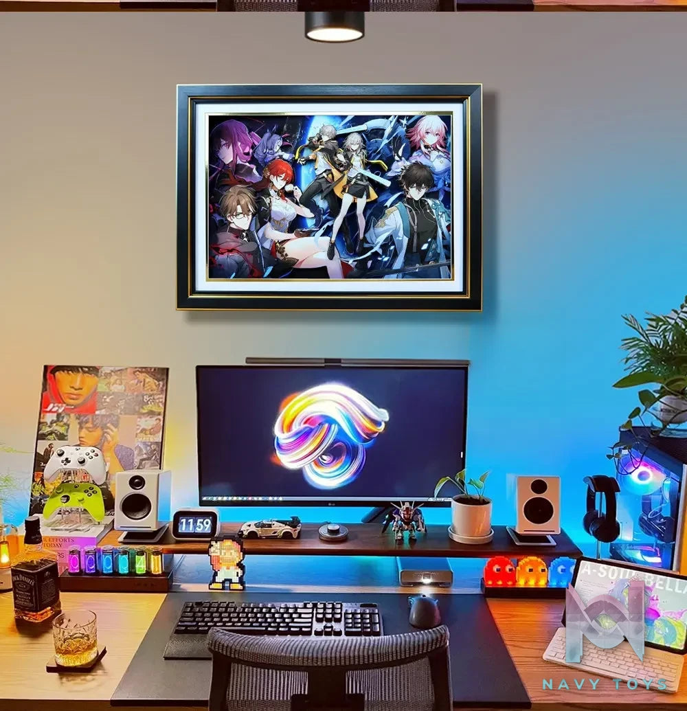 KALA HOME Studio – Honkai: Star Rail Multiple Characters 3D Decorative Painting Honkai: Star Rail