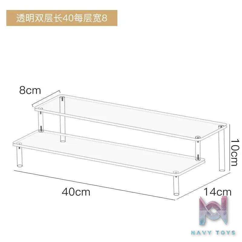 Showcase Factory – Acrylic Stair Display Stand for Nendoroids Blind Boxes Mini Figures