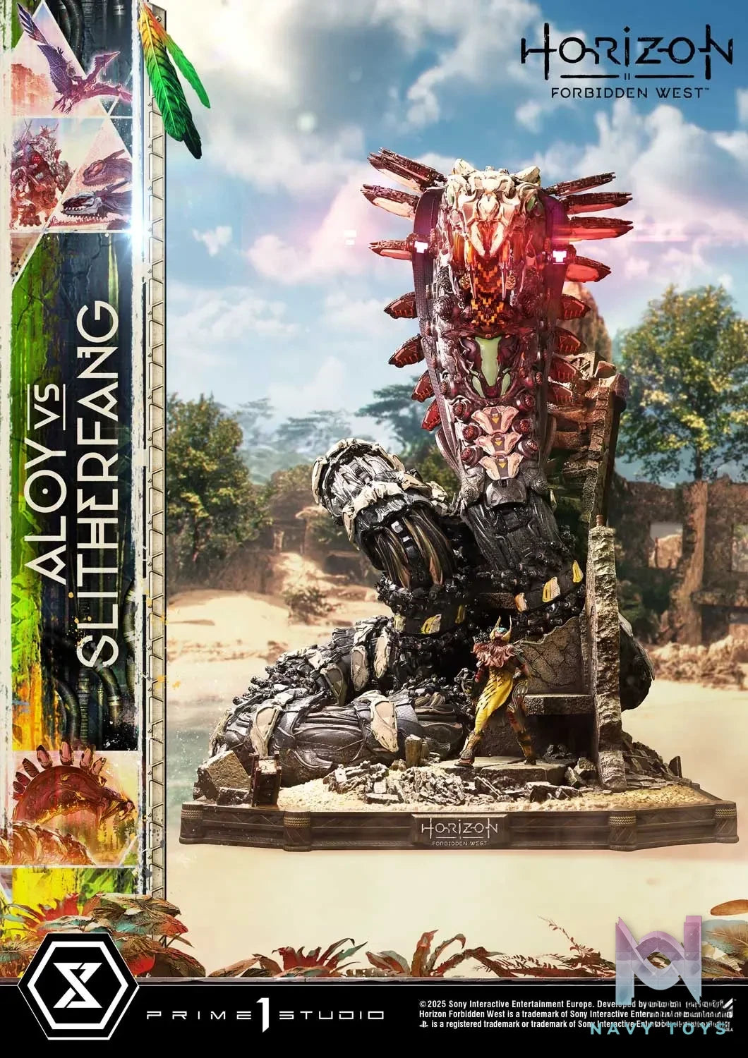 Prime 1 Studio – Ultimate Diorama Masterline Horizon Forbidden West Aloy vs. The Slitherfang UDMHFW-01 UDMHFW-01S (Licensed)