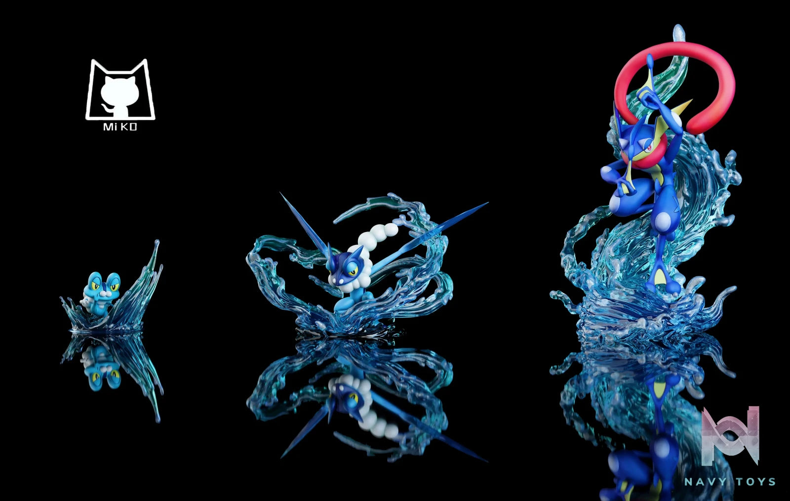Miko Studio – Pokemon Greninja Evolution Set