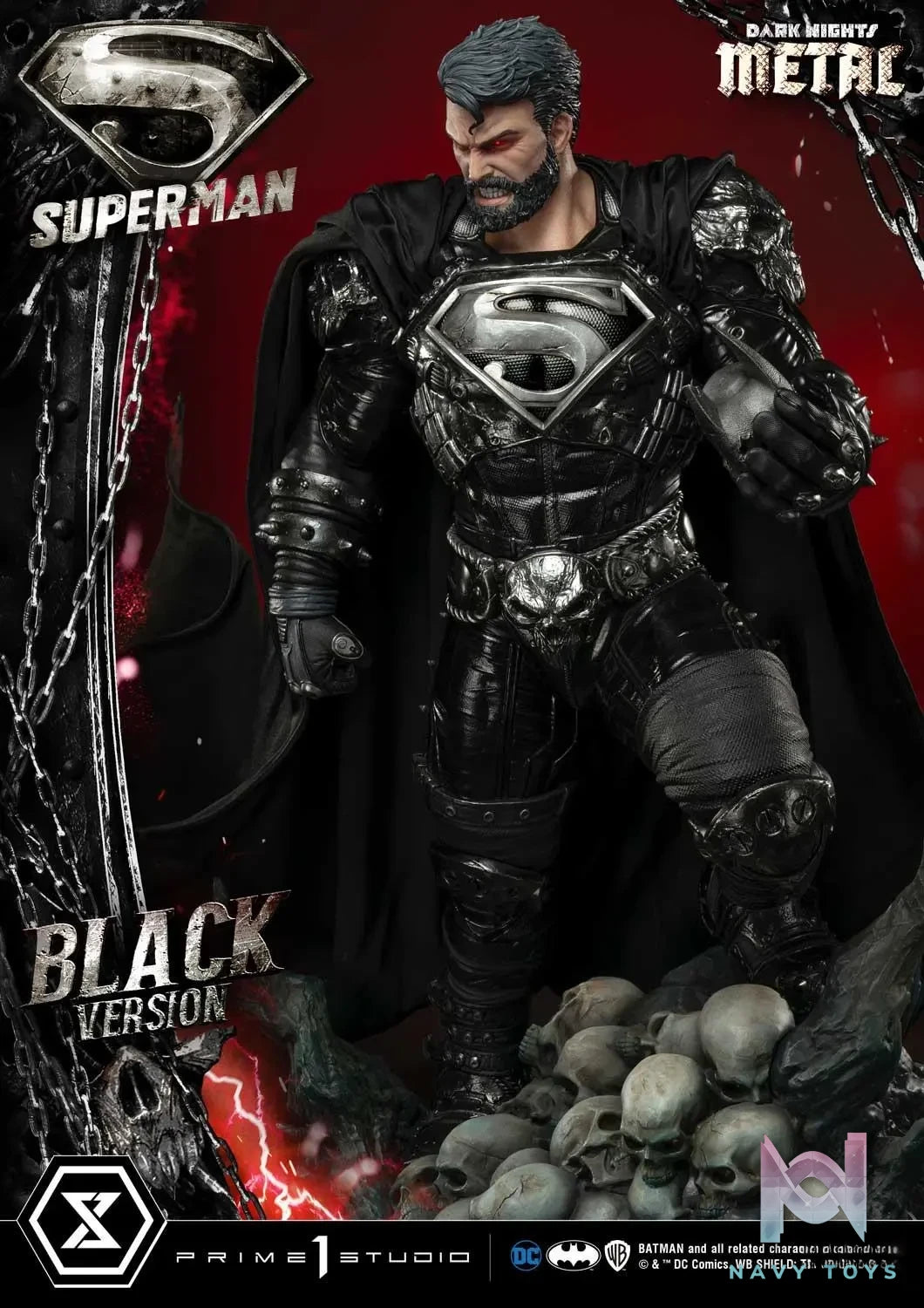 Prime 1 Studio – Museum Masterline Dark Nights: Metal (Comics) Superman MMDCMT-08 MMDCMT-08DX MMDCMT-08DXS MMDCMT-08BL(Licensed)