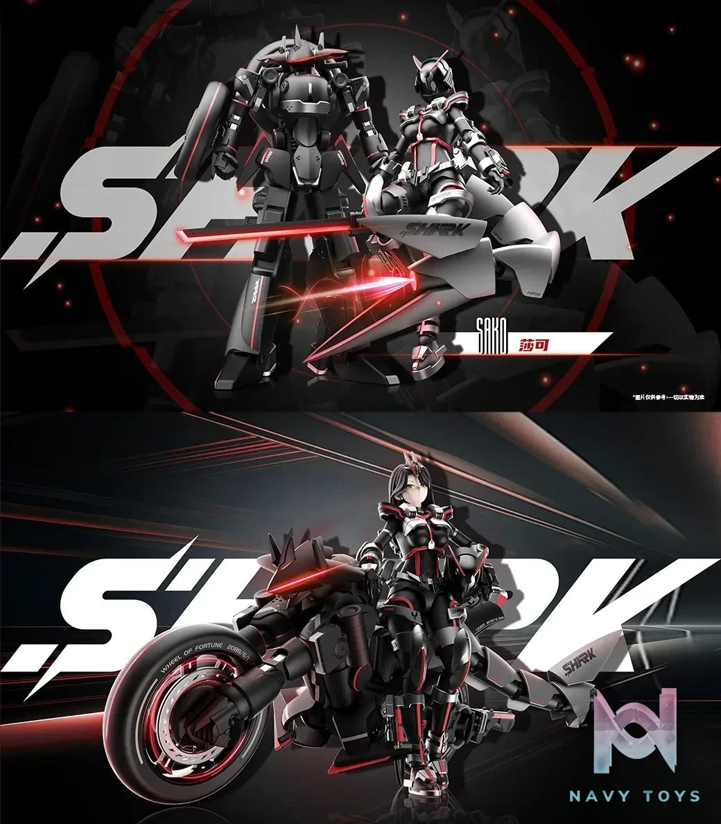Yu Bo Wen Chuang Studio – Battle Rider Goddess Sako Assembly Model (Licensed)