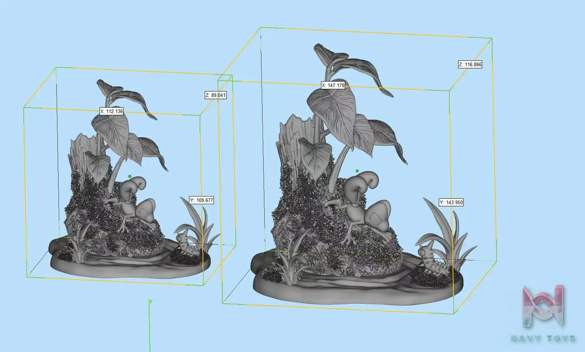SK Studio – Treecko Ecological Scene Pokémon