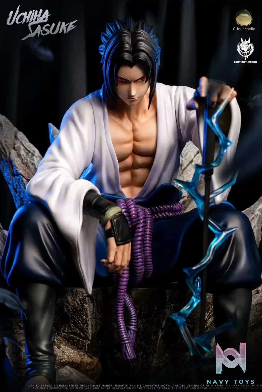 BBS Studio & C4 Studio – Naruto Seated Uchiha Sasuke