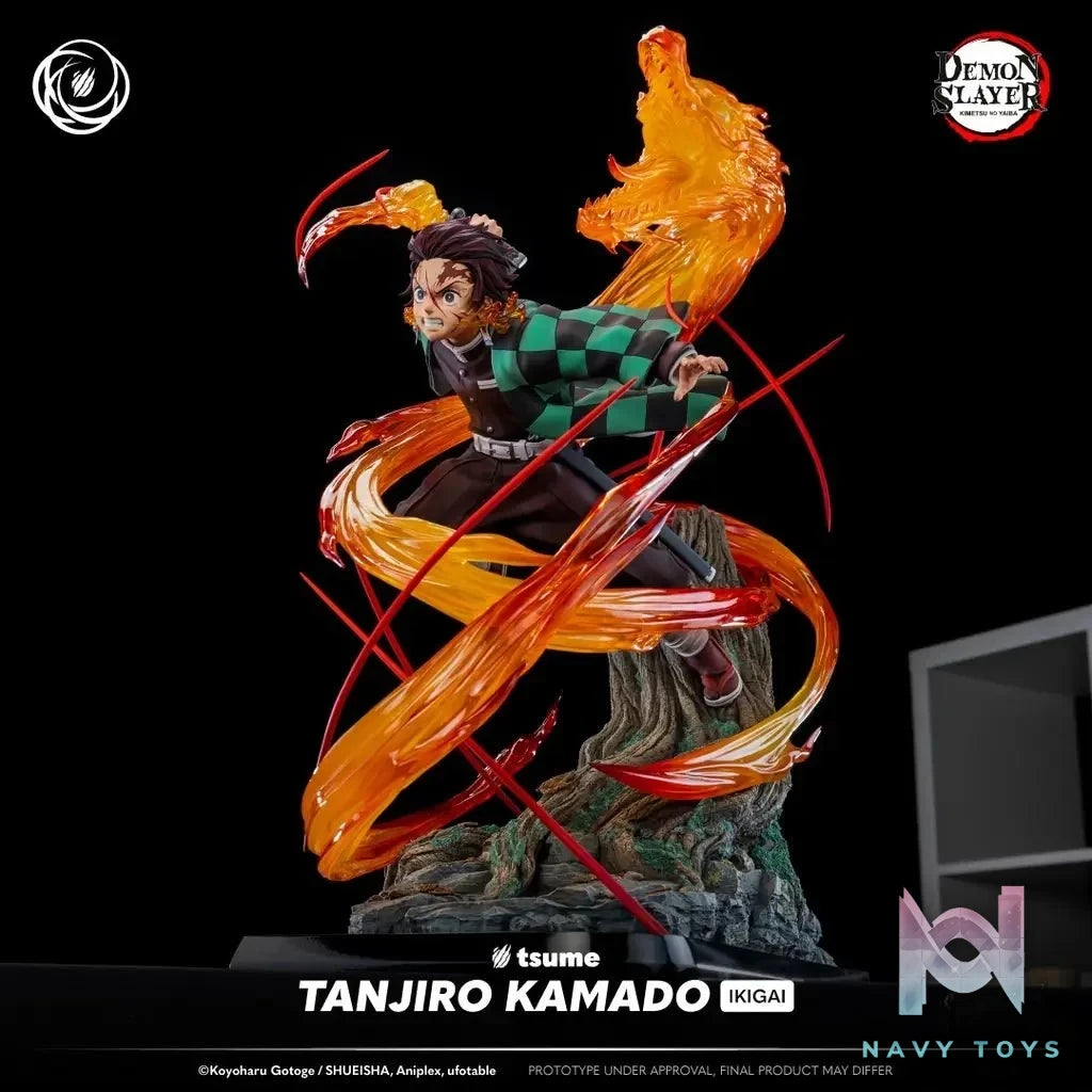 TSUME Studio - Demon Slayer Tanjiro Kamado (Licensed) resin statue Navy Toys anime figure