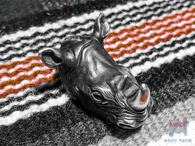Raven Studio (silver jewelry) – Original Exclusive Design Northern White Rhino Pendant Original