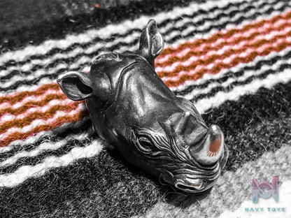 Raven Studio (silver jewelry) – Original Exclusive Design Northern White Rhino Pendant Original