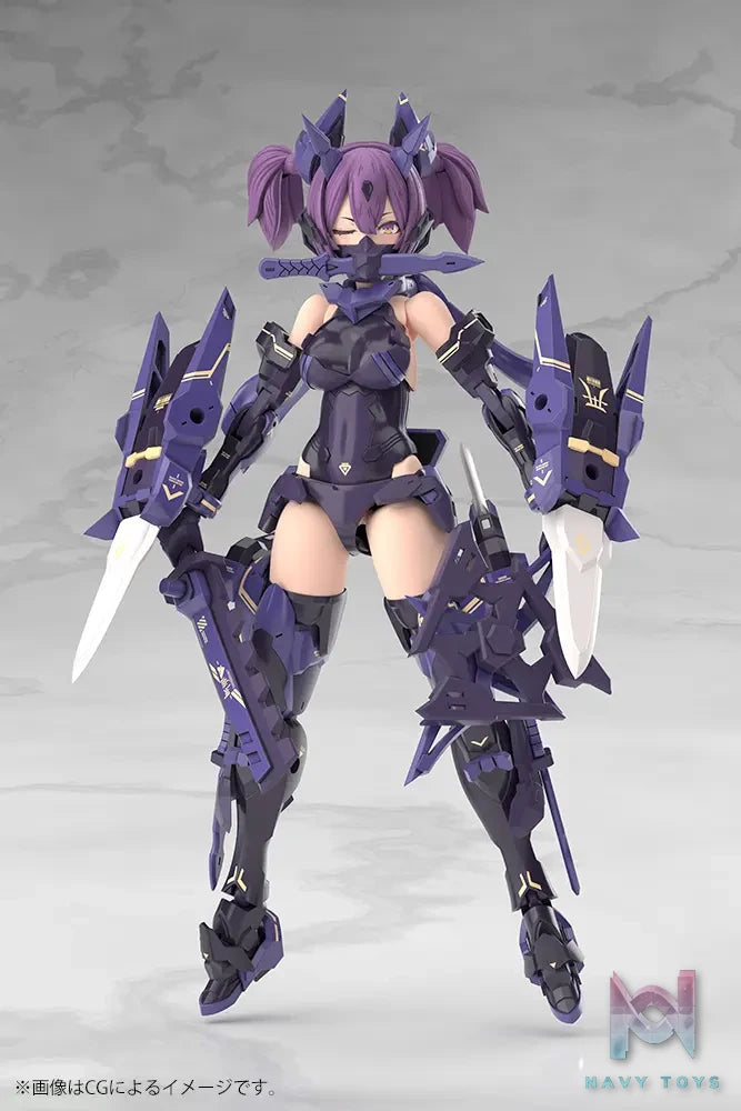 Kotobukiya – Megami Device ASRA NINJA KANAME SHADOW EDITION FULL PACKAGE 1/1 Plastic Model (Licensed)