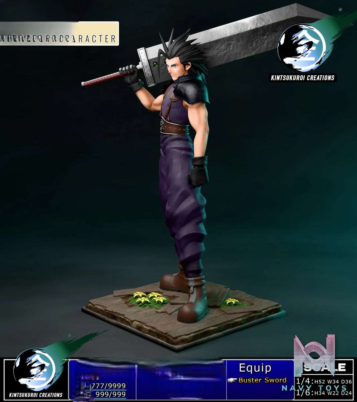 Kintsukuroi Creations Studio – Zack Fair Final Fantasy VII