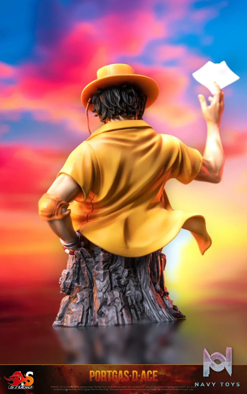 AS Studio – One Piece Flame Ace & Goodbye Ace Bust